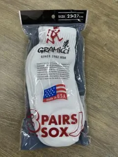 Gramicci 3 PAIRS SOX ホワイト 25-27cmのサムネイル