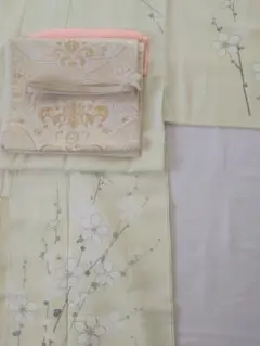 春らしいレモンイエロー　訪問着　フルセット 七五三 卒業式 入学式 お宮参り