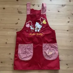 Sanrio エプロン　キティちゃん　平成レトロ　スパンコール　2005年製