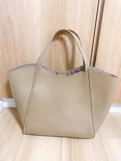 【月末まで最終セール】美品BEAUTY&YOUTH ボールチェーン トートバッグ