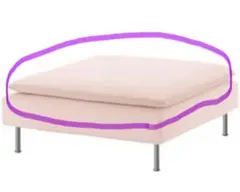 2026年最新】IKEa ソーデルハムン オットマンの人気アイテム - メルカリ