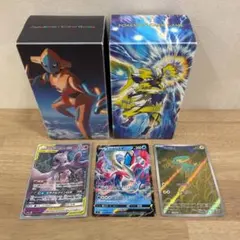 ポケモンカード ミュウツー&ミュウGX RR 他3枚・デッキケース まとめ売り