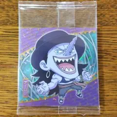 ワンピース ONE PIECE ウエハース10 シール アーロン 1枚