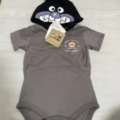 【新品・未使用】アンパンマン バイキンマン 半袖 ロンパース 70-80cm