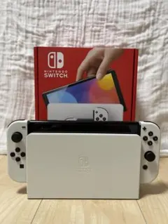 美品　Nintendo Switch 有機EL ホワイト　＋ジョイコン
