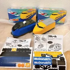 マックハッピーセット プラレール ドクターイエロー　ブルーディスタンス2つセット