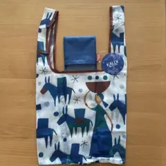 KALDI（カルディ）　エコバッグ 馬と女性のデザイン　非売品