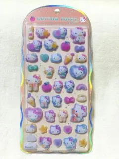 キティ　コットンパフィシール　サンリオ　ハローキティ　匿名即発送