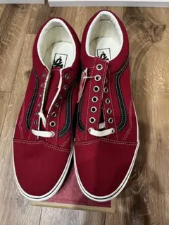 VANS レッド キャンバス スニーカーお値下げ中
