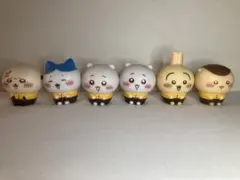 ちいかわ　ココスコラボソフビ　ちいかわ　ハチワレ　うさぎ　ラッコ　くりまんじゅう