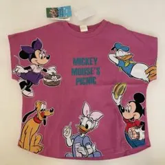 【新品未使用タグ付き✨】ミッキーマウス ピクニック Tシャツ 100cm