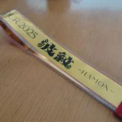 2025LIVE TOUR波紋銀テストラップ（金カラー）