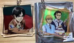 進撃の巨人 エレン アルミン アクリルキーホルダー 2枚セット