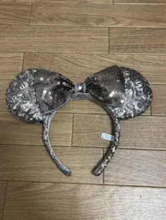 【美品】ミニーマウス耳カチューシャ スパンコール