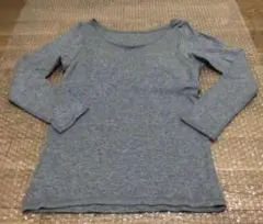 美品★カットソー★グレー★長袖★綿100%★サイズL★2枚まとめて