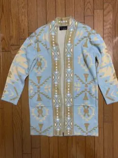 オルテガ柄 幾何学模様 ロングカーディガン PENDLETON ペンドルトン