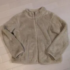 ベージュ フリースジャケット