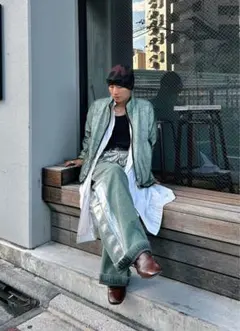 CORNERSTONE ワイドレッグパンツ 48 深水光太 nullus - メルカリ