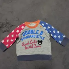 70cm MIKIHOUSE DOUBLE.B トレーナー