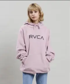 RVCA ピンク フード付きパーカーのサムネイル