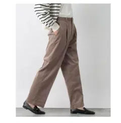 GLOBAL WORK　ウツクシルエット コーデュロイワイドパンツM