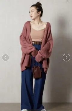 FREAK'S STORE カーディガン　ピンク