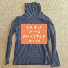 UNIQLO HEATTECH フリース タートルネック 長袖 ネイビー