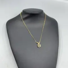 32ヴィンテージ 訳あり　クリスチャンディオール　ゴールド ネックレス