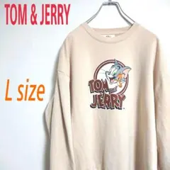TOM & JERRY トムとジェリー ビッグロゴ スウェット トレーナー