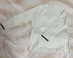 長袖リブニット