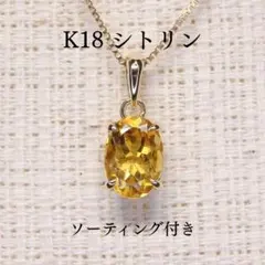 シトリン ペンダントトップ A5924 1.660ct Pt900 角 長角 - メルカリ