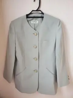 美品　セットアップ 15号　スカートスーツ LL　3L　ノーカラージャケット