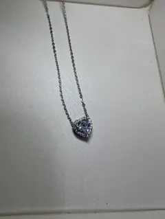 ハート型ジルコニアネックレス
