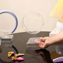 オーバルプラスチックカチューシャホルダー スタンド 収納