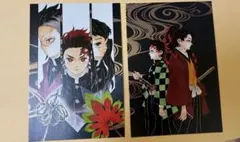 鬼滅の刃 原画展 特典 ポストカード 炭治郎 玄弥 無一郎 縁壱