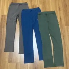 【未使用】裏起毛スキニーパンツ3点セット 120cm
