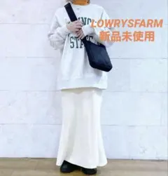 新品未使用 LOWRYSFARM ナゲットリブフレアスカート