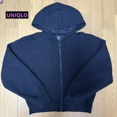 UNIQLO ブラック フルジップ パーカー S