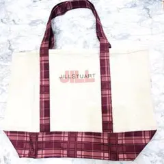 JILLSTUART チェック柄 トートバッグ