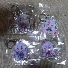 【新品未開封】百鬼あやめ　アクリルキーホルダー4個セット