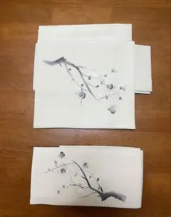 作り帯　二重太鼓　付け帯　二部式　着物帯　ハンドメイド　ワンタッチ　白色のサムネイル