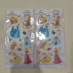 新品★ エポキシラメシール ディズニープリンセス ディズニー セリア シール