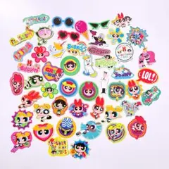 パワーパフガールズ ステッカー 50枚入り 可愛い 匿名配送