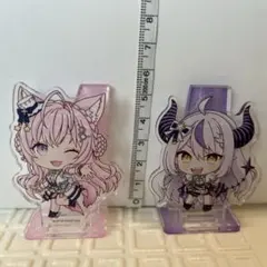 ホロライブ ガチャアクリルスタンド 2個セット ラプラス・ダークネス、博衣こより