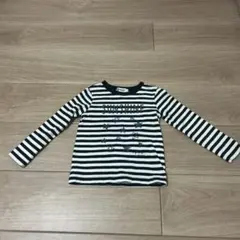 ボーダー長袖Tシャツ　カットソー　ニットプランナーKP 110男の子