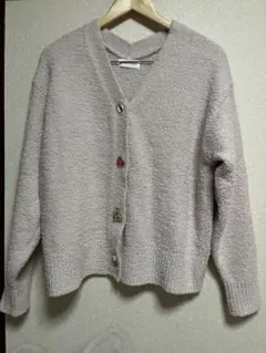 スナイデルホーム　SteamWhip デザインボタンカーディガン