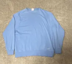 NIKE スカイブルー ロゴ入りスウェット