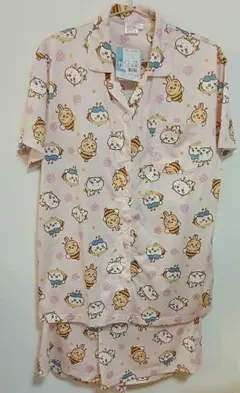 ちいかわ ハチワレ 半袖パジャマ 上下セット 新品タグ付き　ミツバチ　アベイルのサムネイル