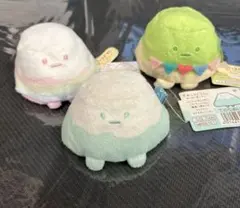 初期タグ付き未使用 すみっコぐらし やま てのりぬいぐるみ 3種セット
