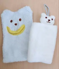 【新品未使用】MIKI HOUSE 　バスミトン　ハンドタオル　ミキハウス